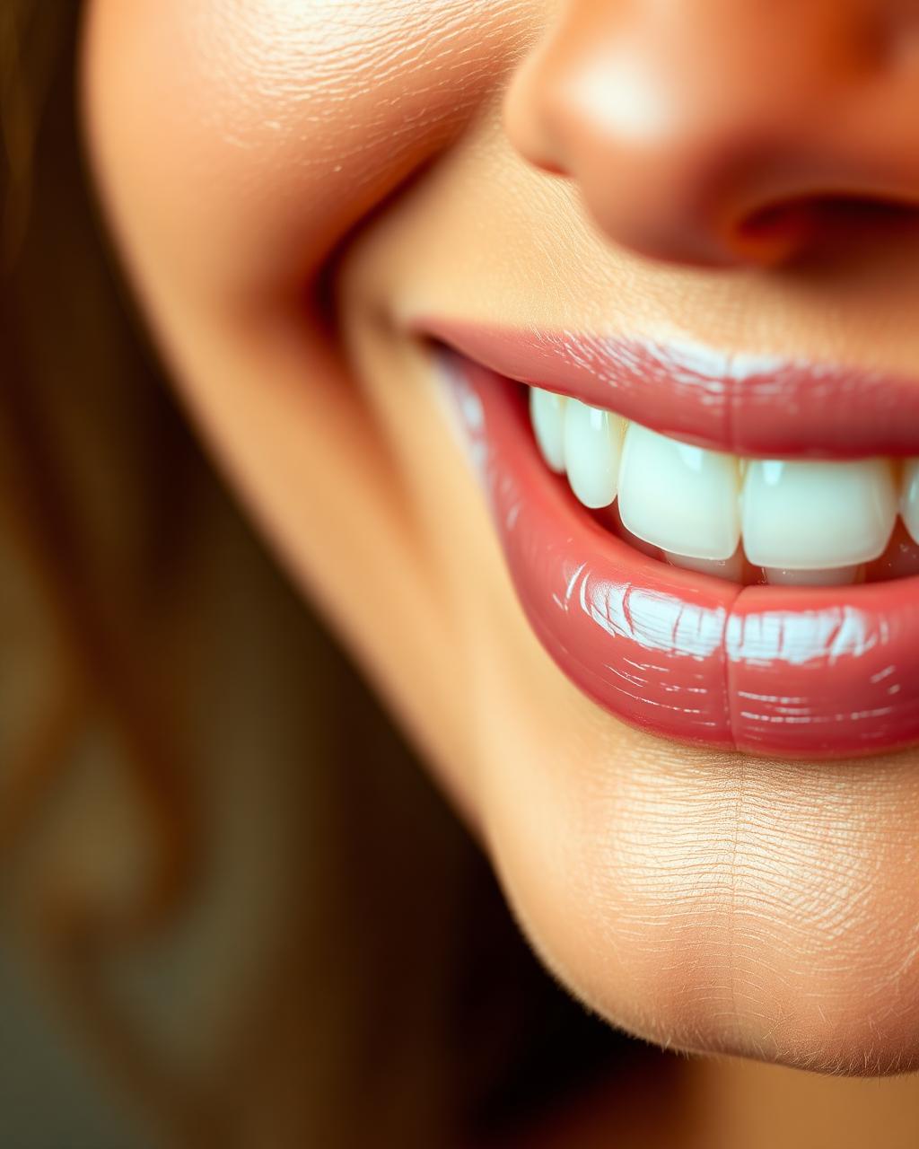 Sourire aux dents claires — dentisterie esthétique